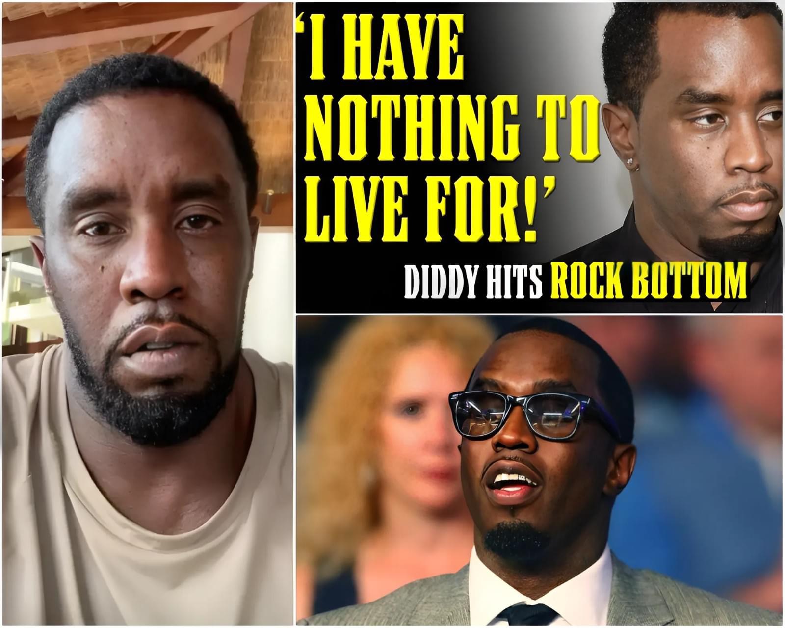 (X) Diddy Says He’s HIT ROCK BOTTOM!! His DISGUSTING Apology Video ...