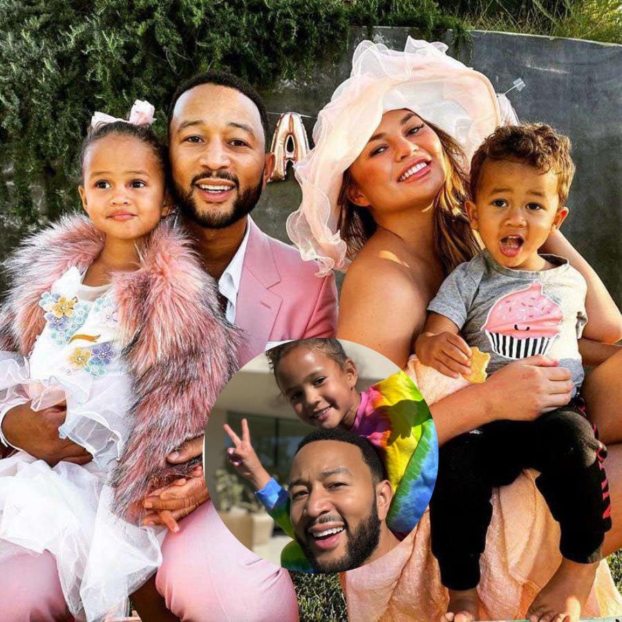 Chrissy Teigen and John Legend Take Sweet Selfie with Daughter Luna at