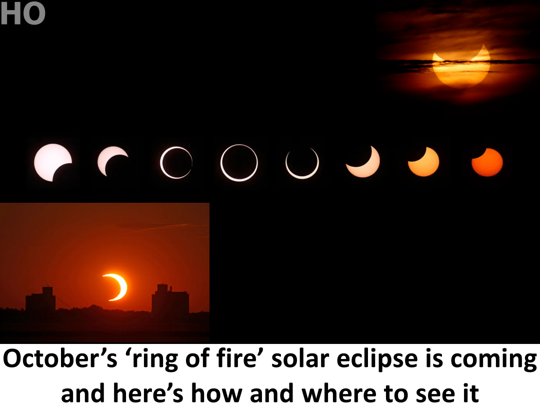 October’s ‘ring of fire’ solar eclipse is coming — and here’s how and