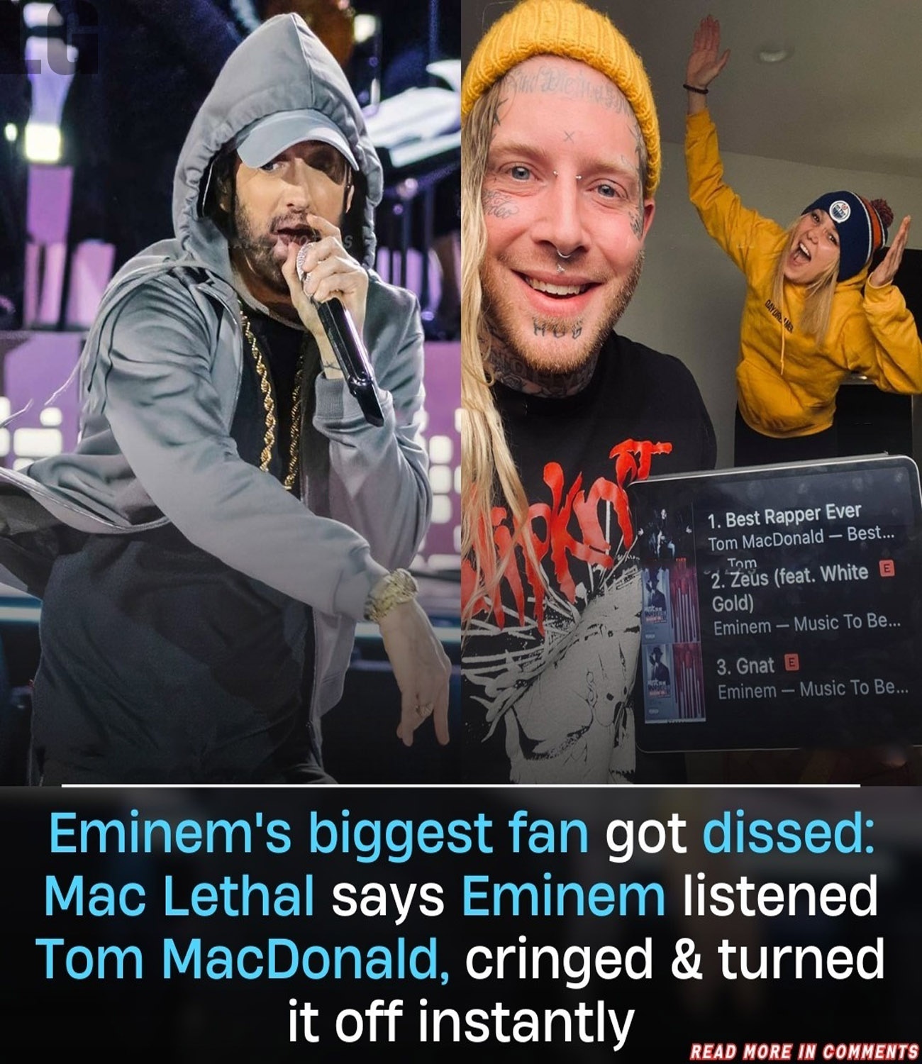 **Mac Lethal Drops a Bombshell: Eminem Couldn’t Stomach Tom MacDonald’s ...