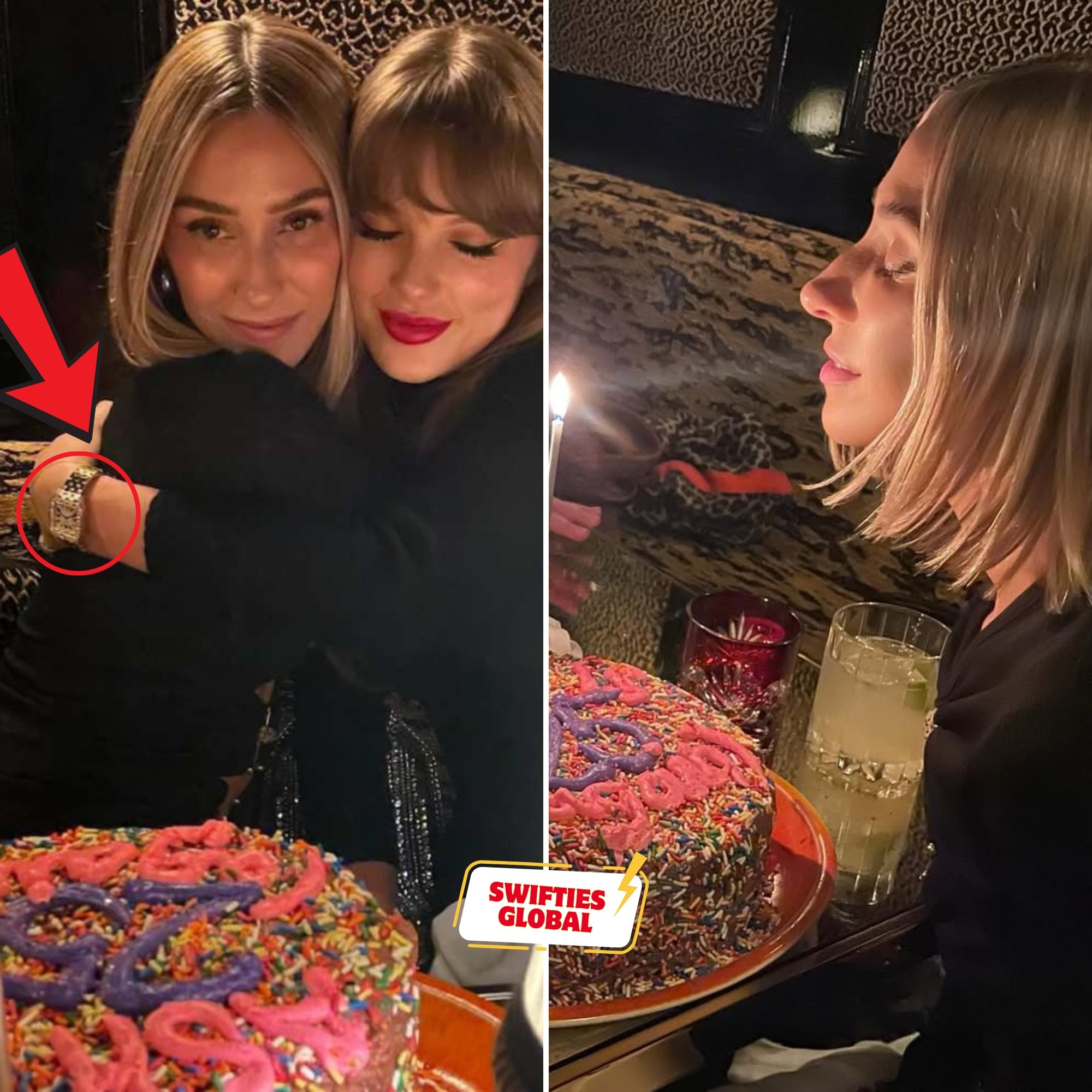 Taylor Swift Stuns in a 32,200 Cartier Watch While Celebrating Ashley