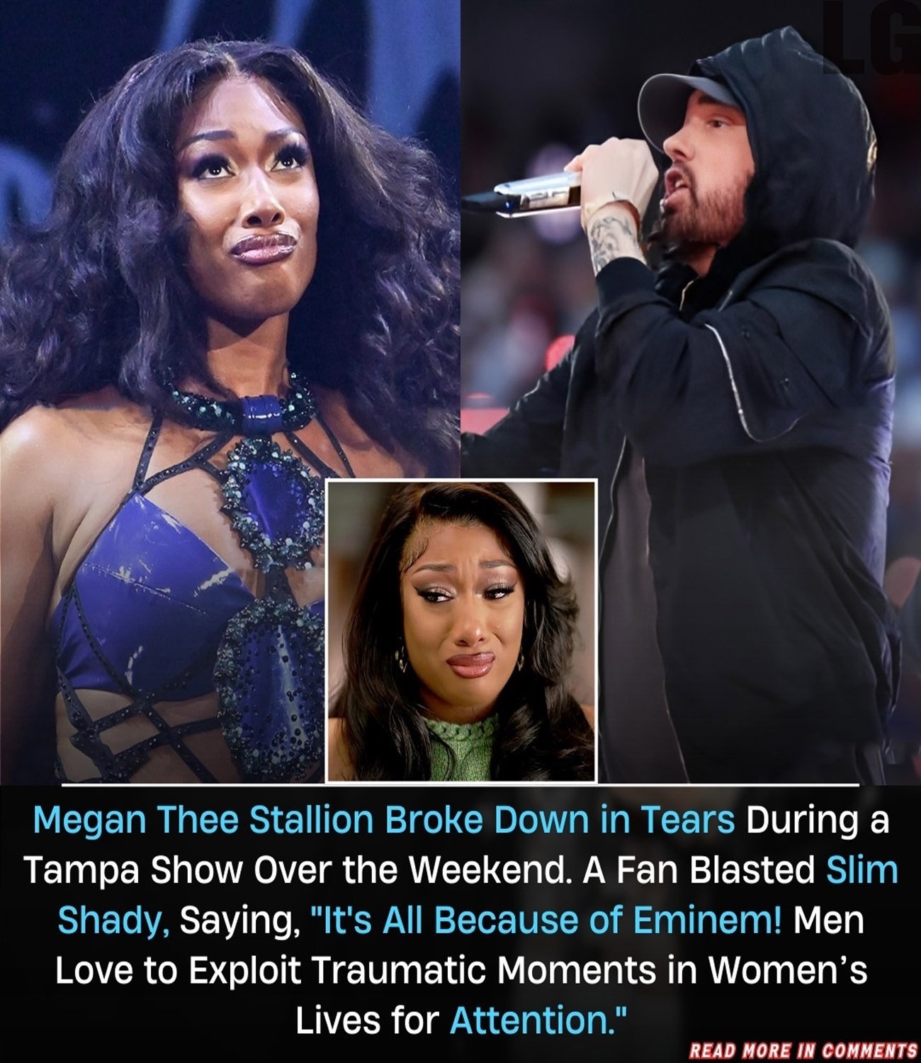 Megan Thee Stallion Crumbled Into Tears Onstage in Tampa as a Fan