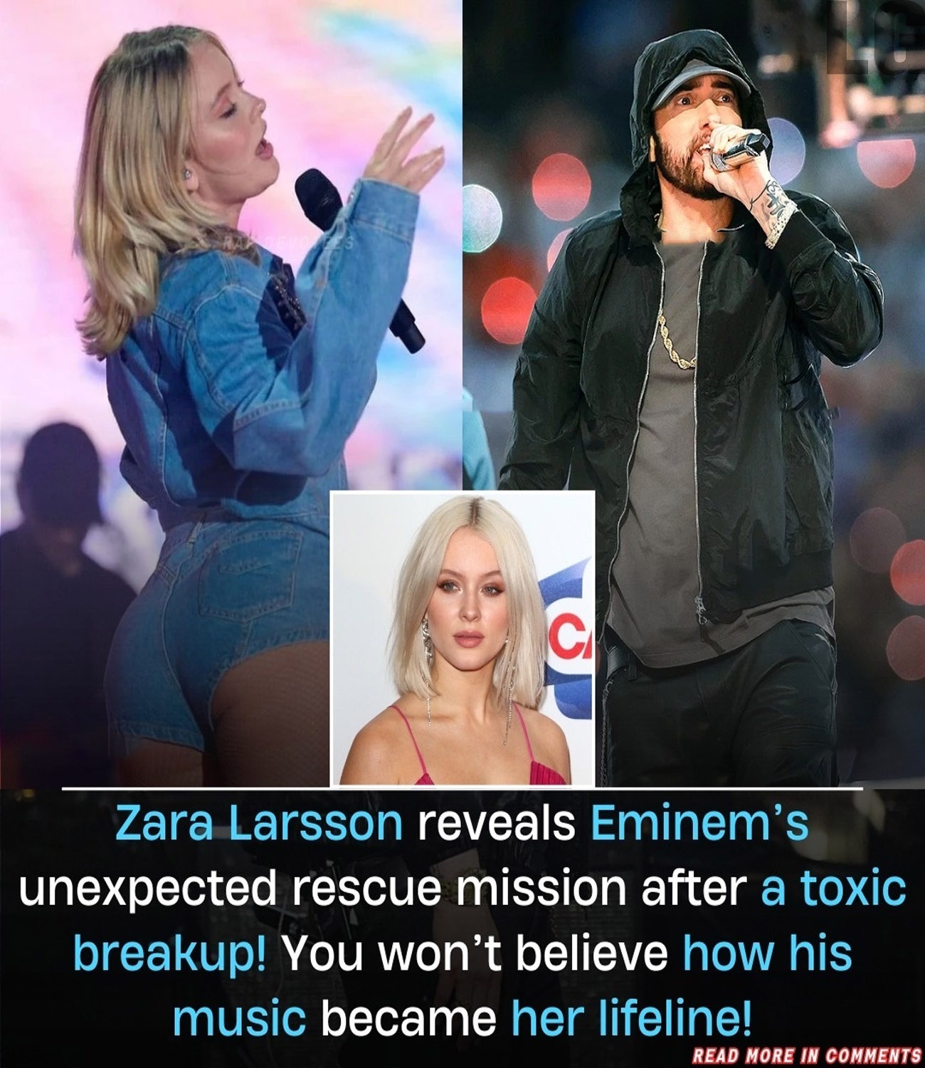 Zara Larsson reveals Eminem’s unexpected rescue mission after a toxic