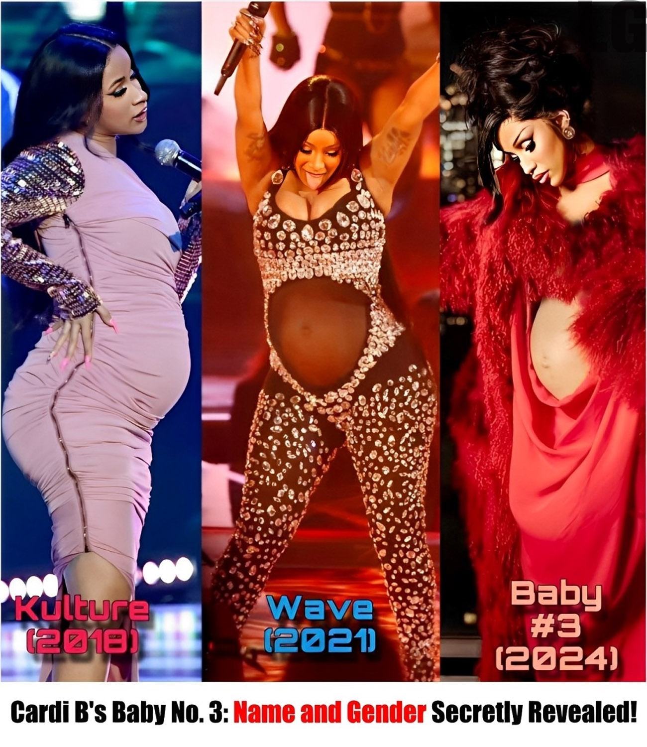 Cardi B’s 3rd Baby’s Name and Gender LEAKED! Who Will Be The Next ...