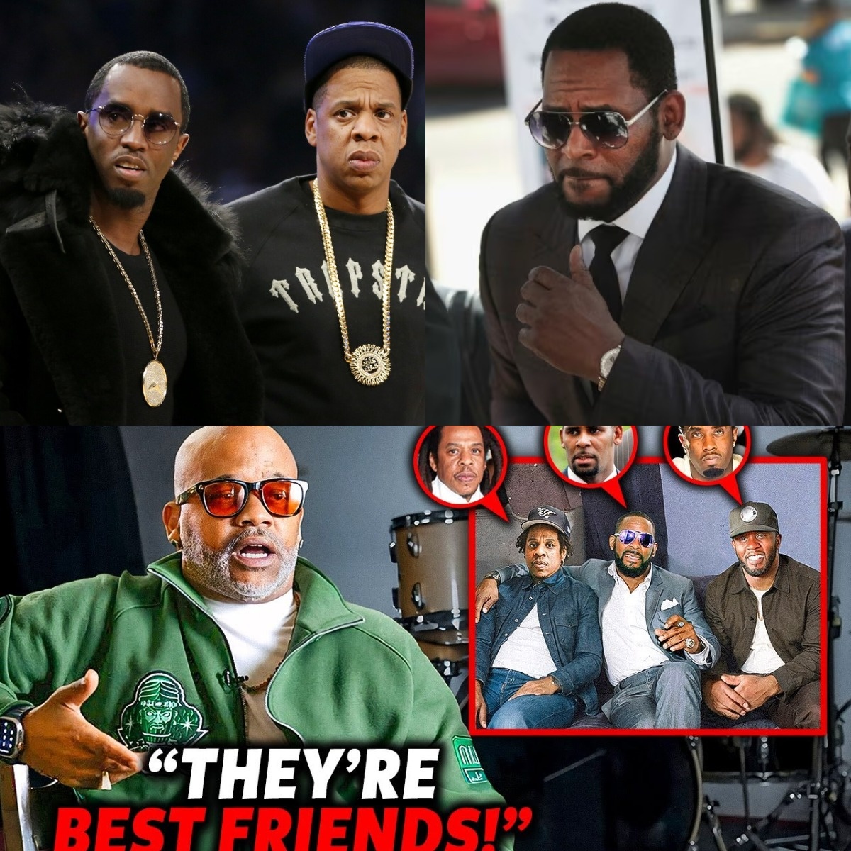 Dame Dash Exposes The Real Relationship Between Jay-Z, R. Kelly & Diddy ...