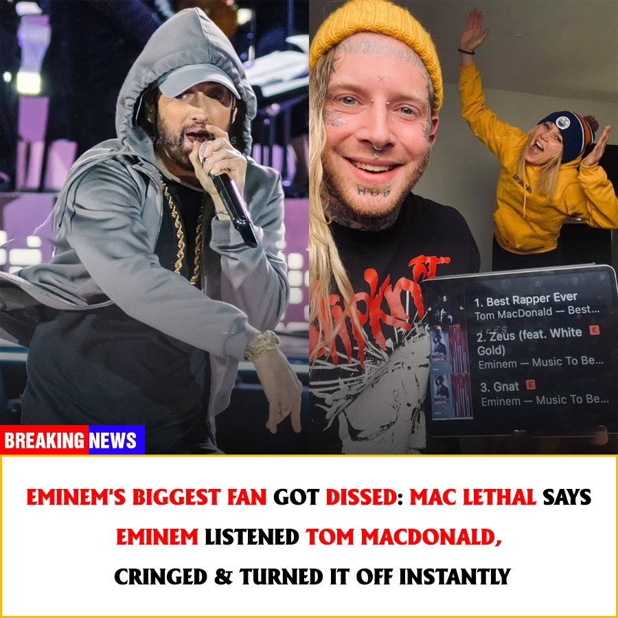 Mac Lethal Claims Eminem Listened to Tom MacDonald, Cringed, and Turned ...
