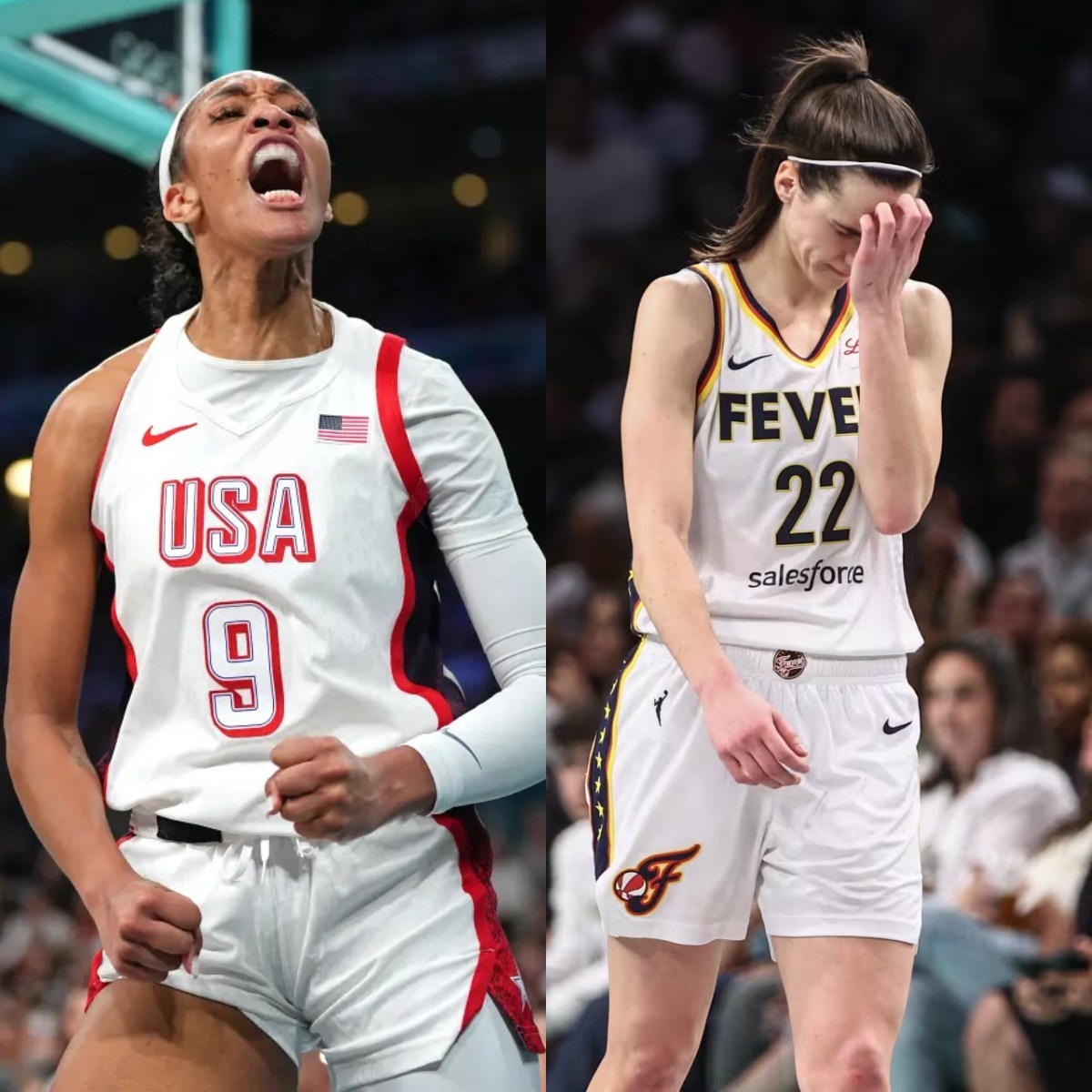 BREAKING A’ja Wilson FUMES as WNBA SHOWERS Caitlin Clark with Praise