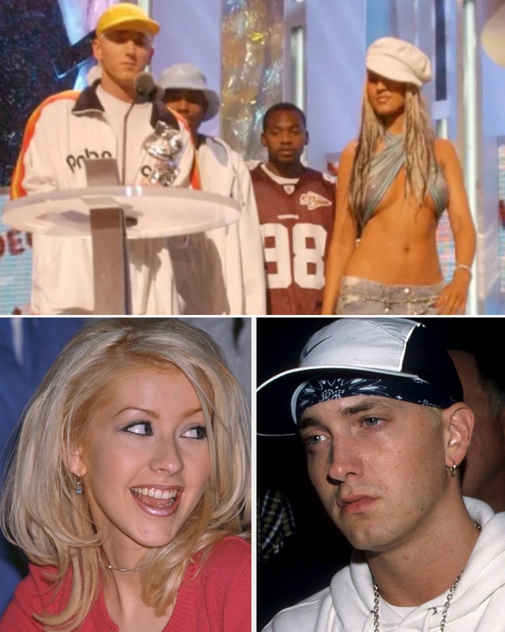 Eminem and Christina Aguilera's history in the early 2000s was anything ...